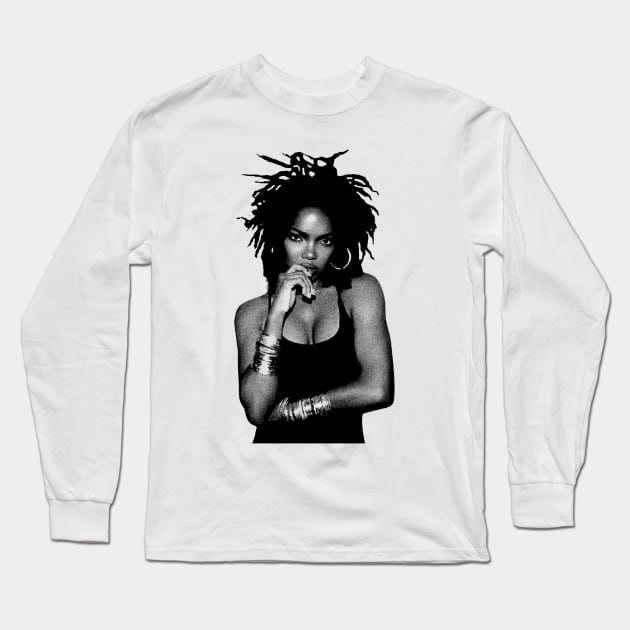 Lauryn Hill 80s 90s Vintage Long Sleeve T-Shirt by Origin.dsg